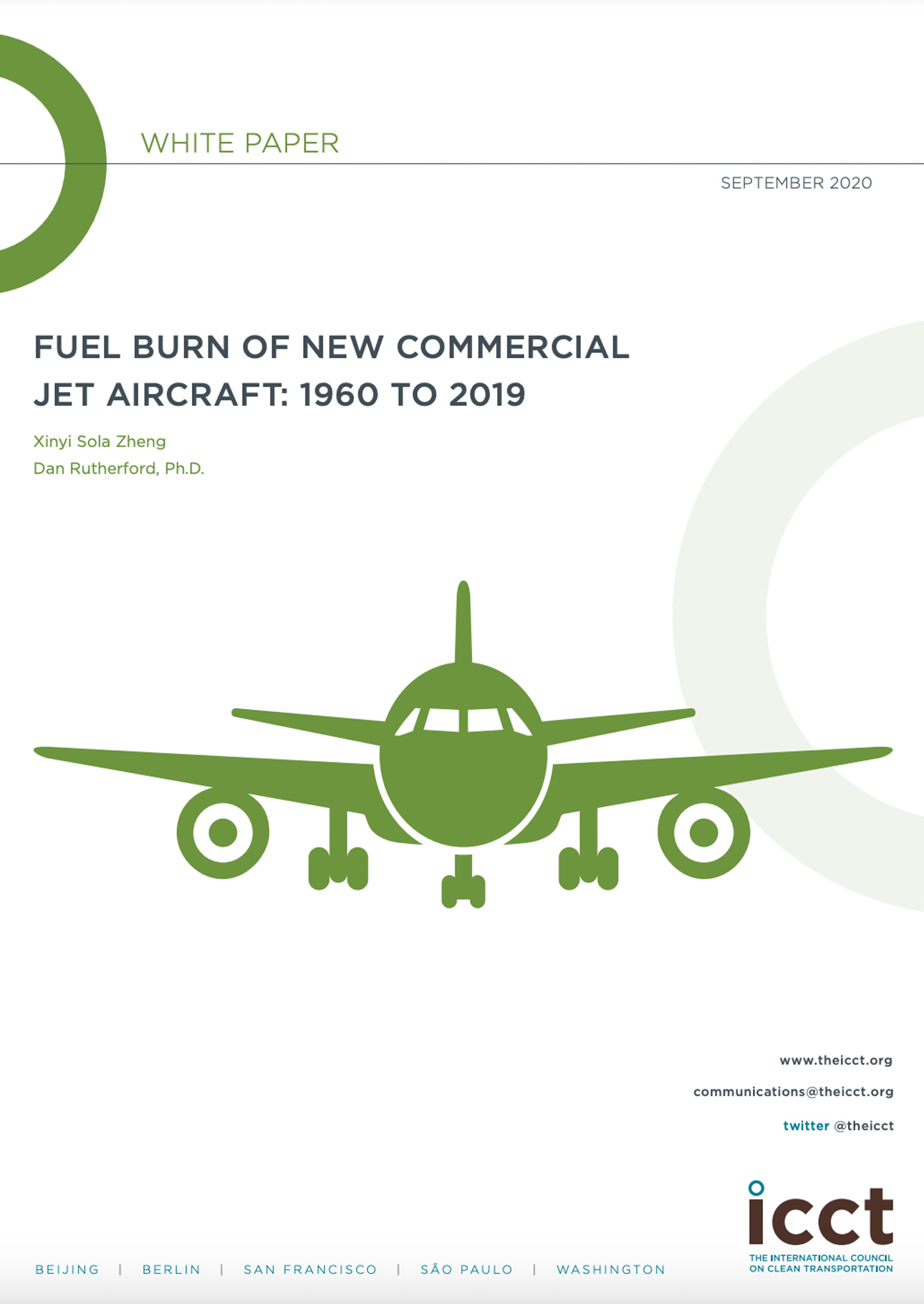 Fuel Burn of New Commercial Jet Aircraft: 1960 to 2019