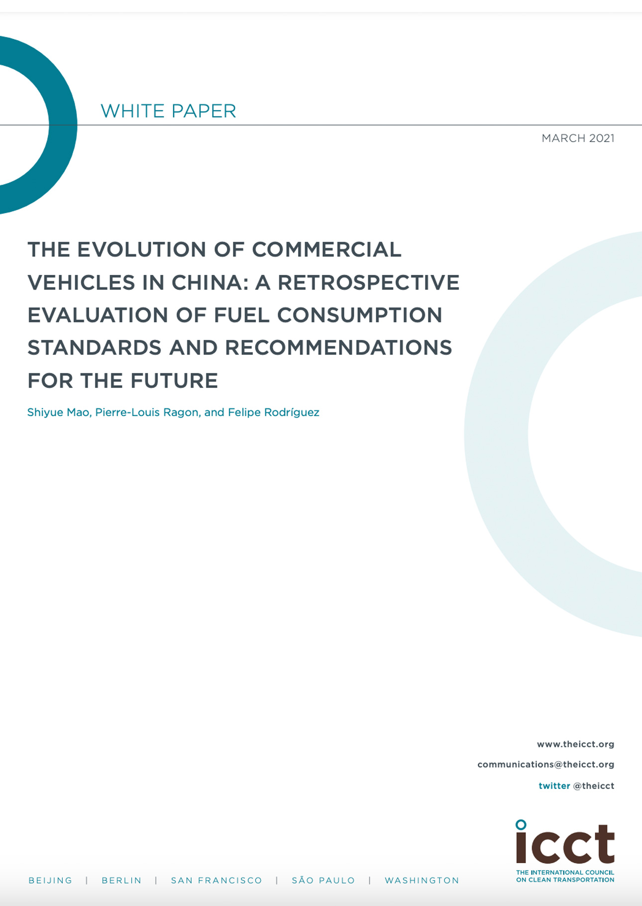 The Evolution of Commercial Vehicles In China: A Retrospective Evaluation of Fuel Consumption Standards and Recommendations for the Future